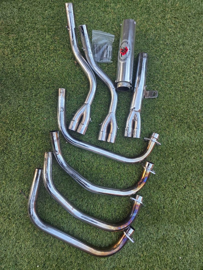 タウケン様　〔DJ豪〕4-2-1マフラー　XJR400 4HM　ビャン鳴き