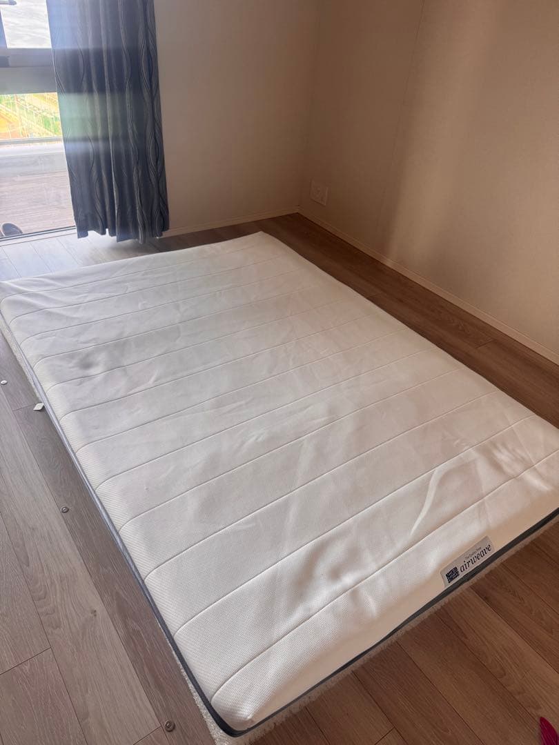 「姫熊」エアウィーヴ ベッドマットレスS02 3分割　ダブルサイズ