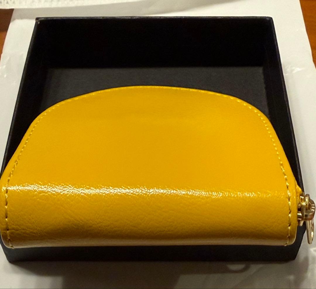 皇居財布 小銭入れ 黄色 新品未使用品