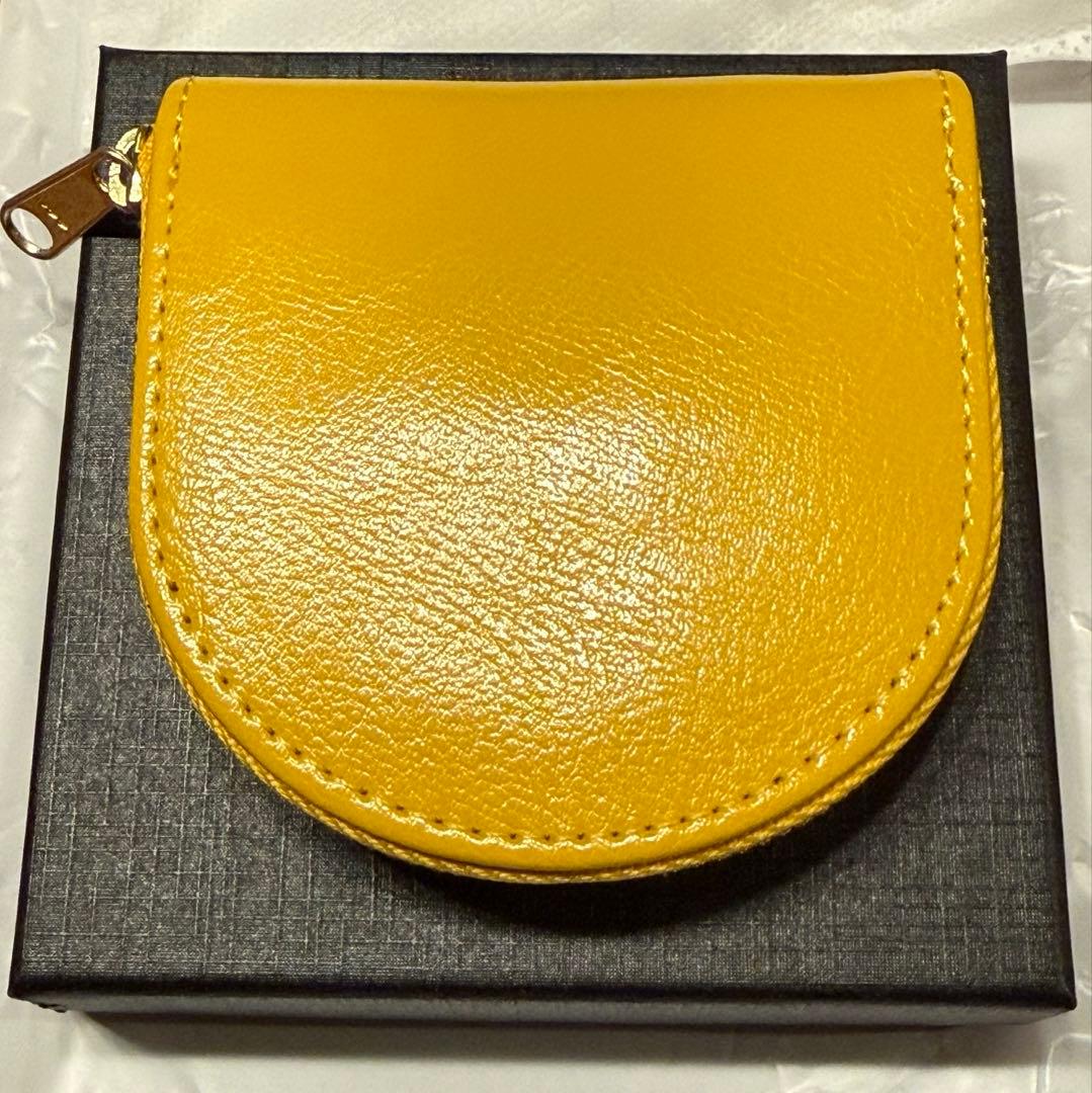 皇居財布 小銭入れ 黄色 新品未使用品