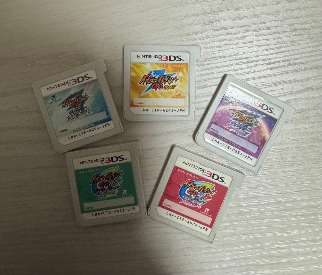イナズマイレブン　3DS GO GO2 まとめ売り