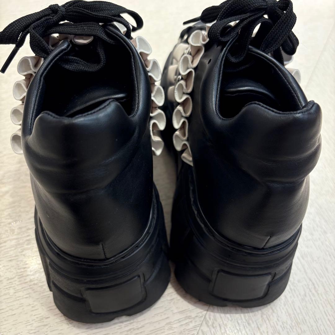 piumフリルベルトボリュームスニーカー‪‪ ピンクMサイズ♡ぴうむ♡