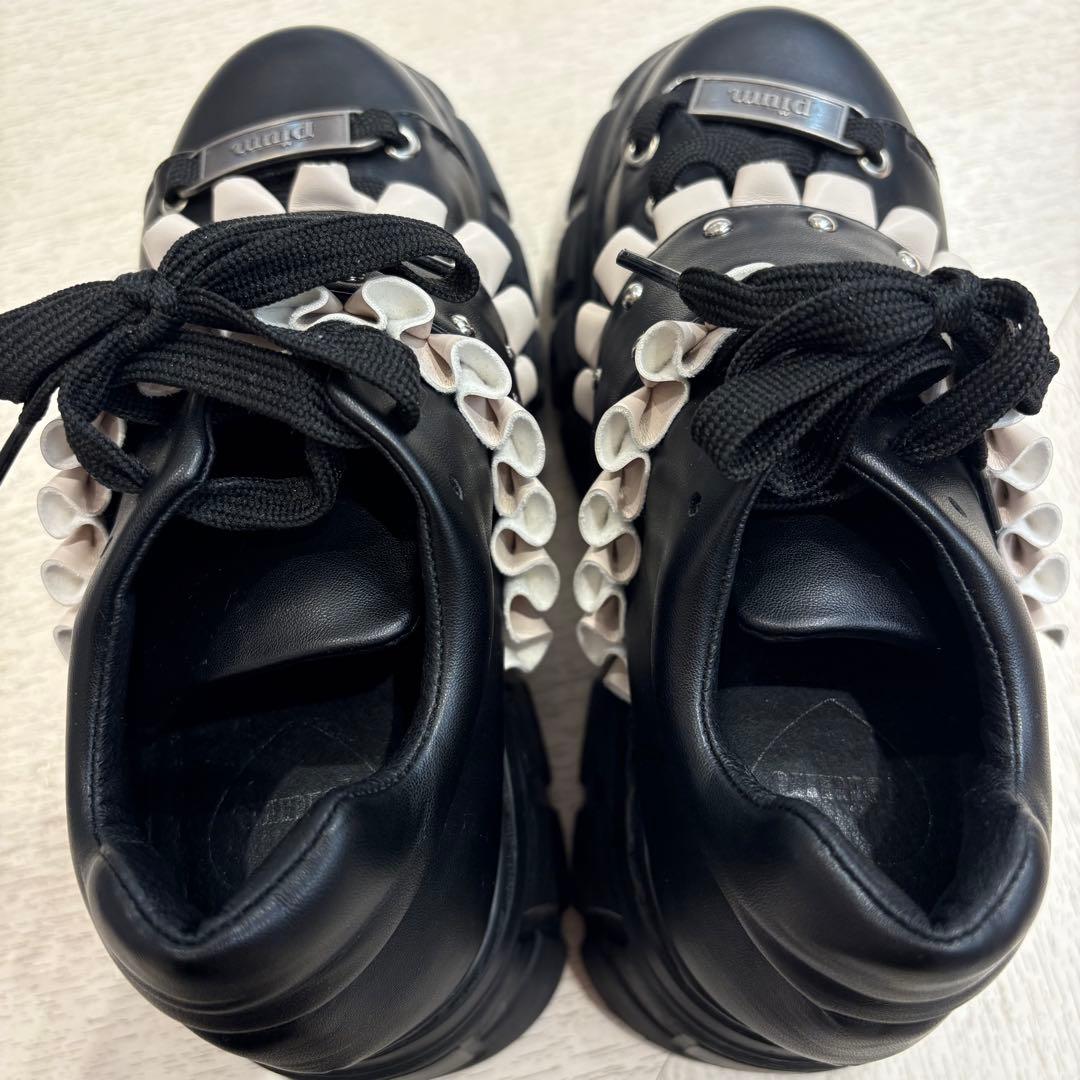 piumフリルベルトボリュームスニーカー‪‪ ピンクMサイズ♡ぴうむ♡