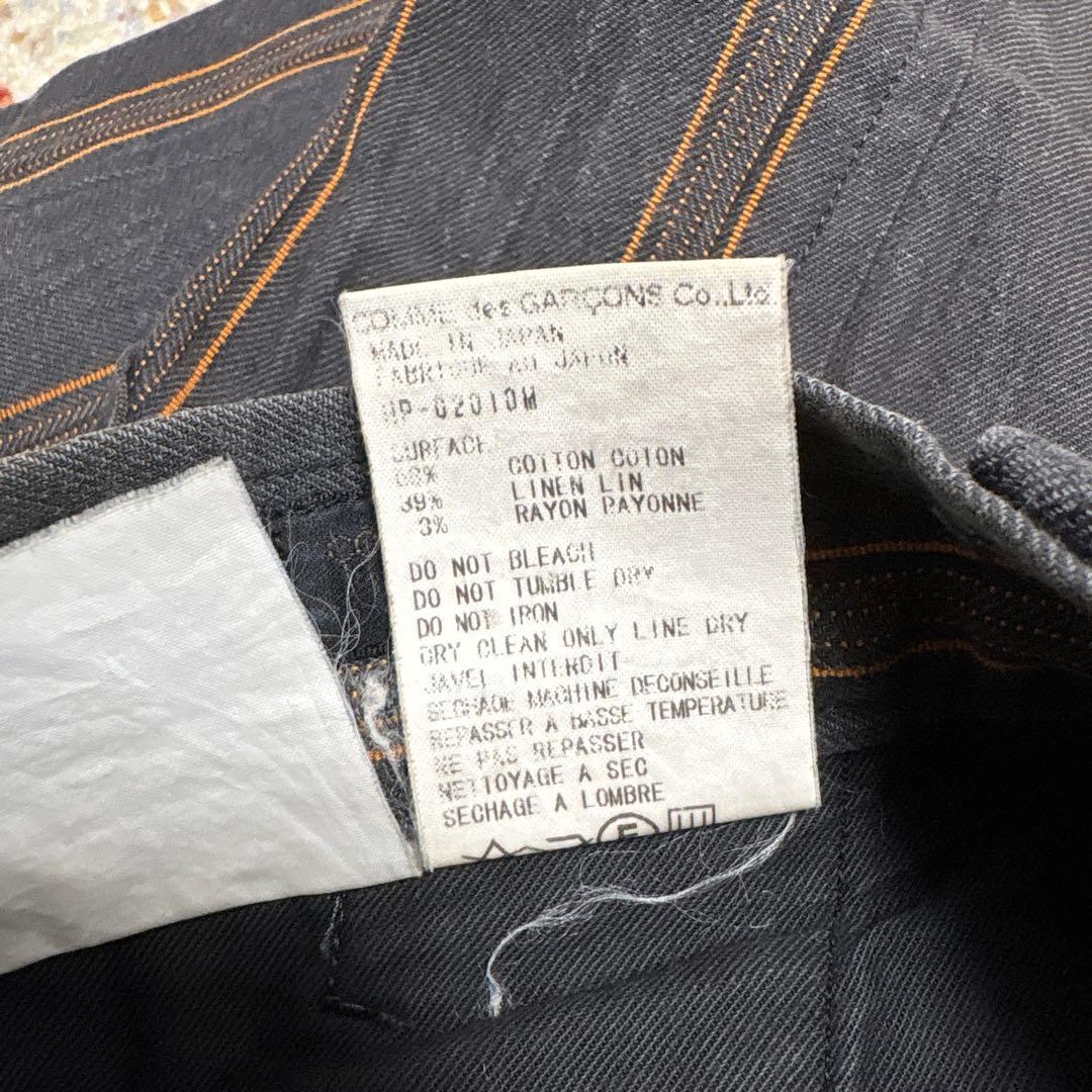 k*o様 2000年　コムデギャルソンオム　スラックス　ワイド　ストレート　00