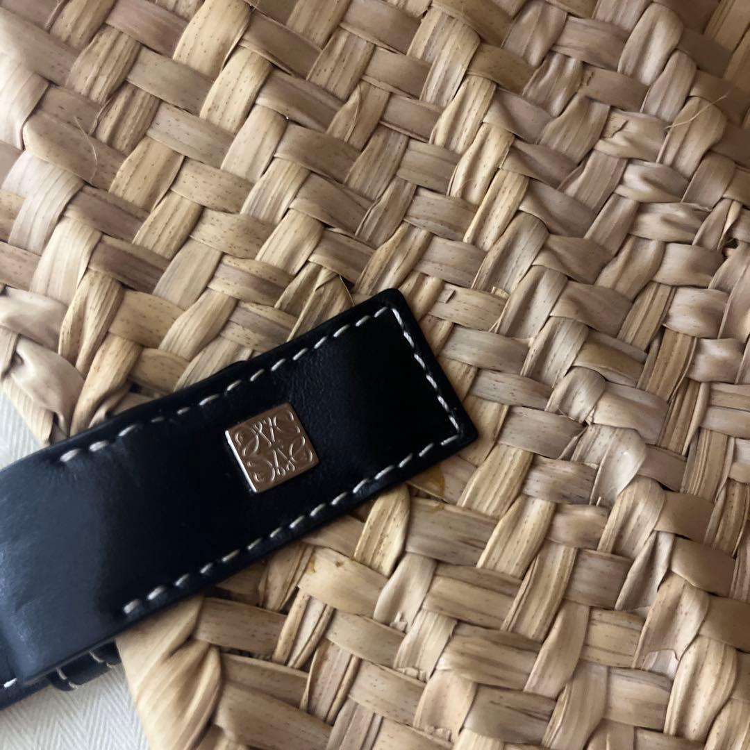 専用です！LOEWE ロエベ カゴバック　レア黒　ラージサイズ