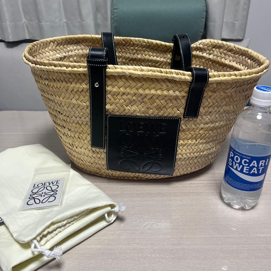 専用です！LOEWE ロエベ カゴバック　レア黒　ラージサイズ