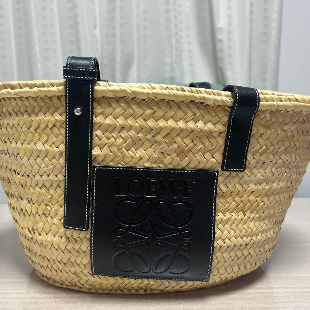 専用です！LOEWE ロエベ カゴバック　レア黒　ラージサイズ