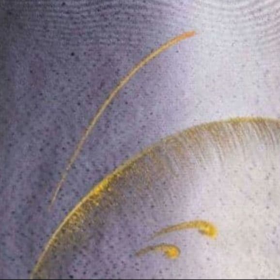 【✨交渉可✨】染大島　ガード済み証　紫ボカシ　大島反物　本場大島紬　反物