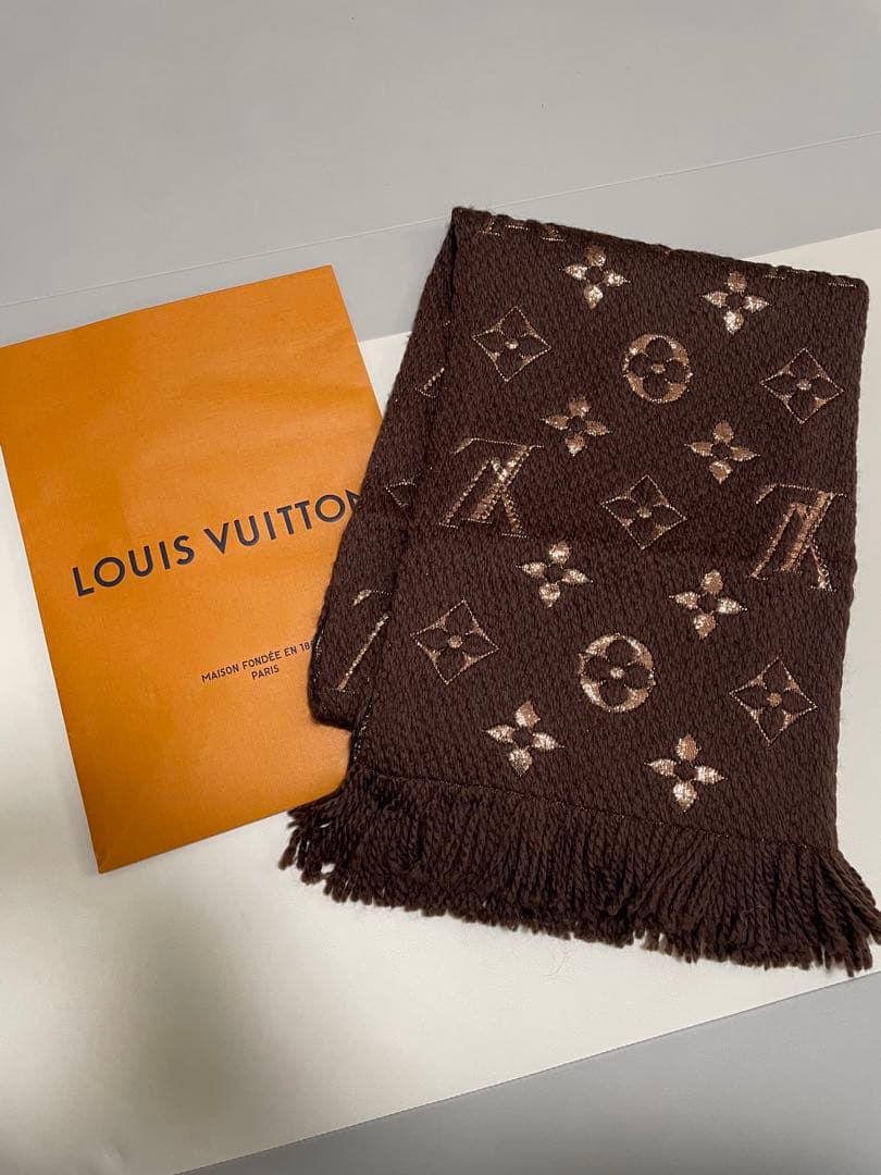 LOUIS VUITTON ブラウン ストール　マフラー