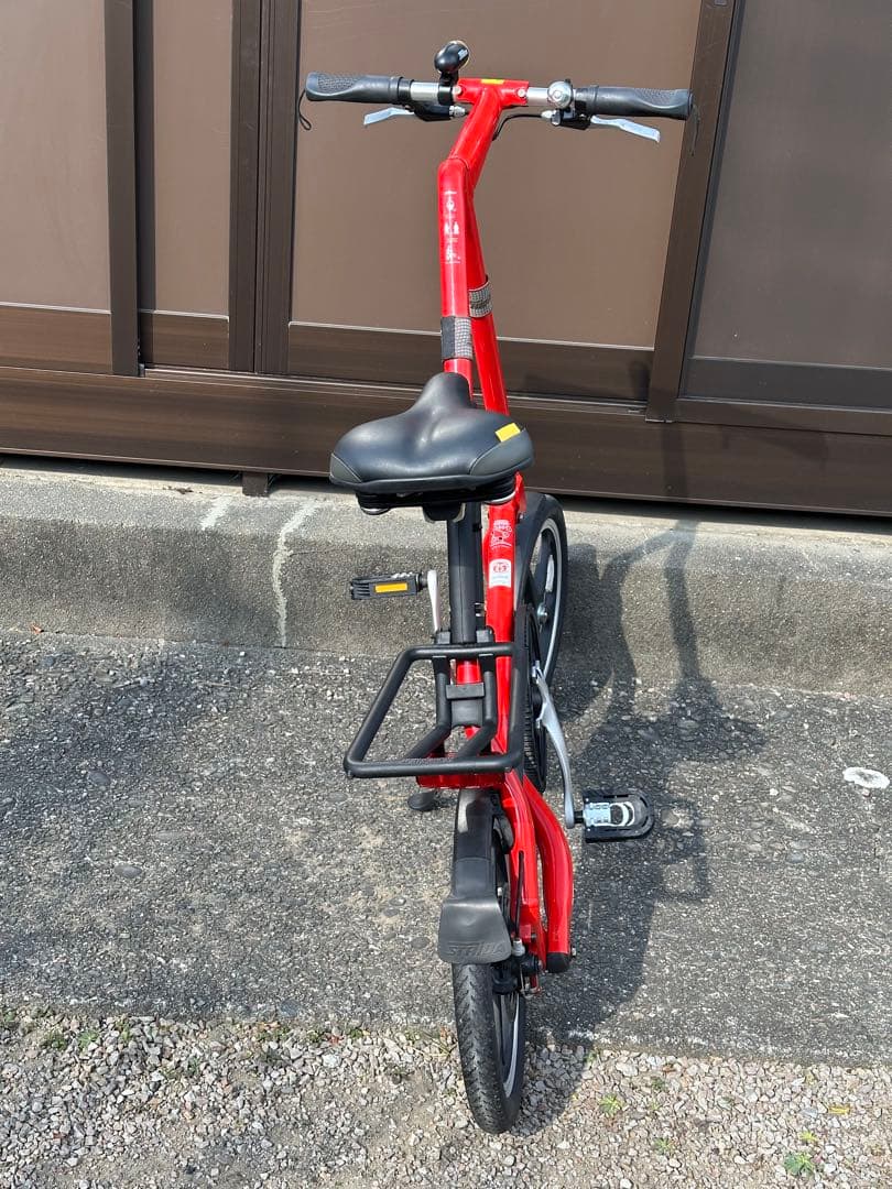 折りたたみ自転車 ストライダ 「STRiDA LT」 レッド 16インチ