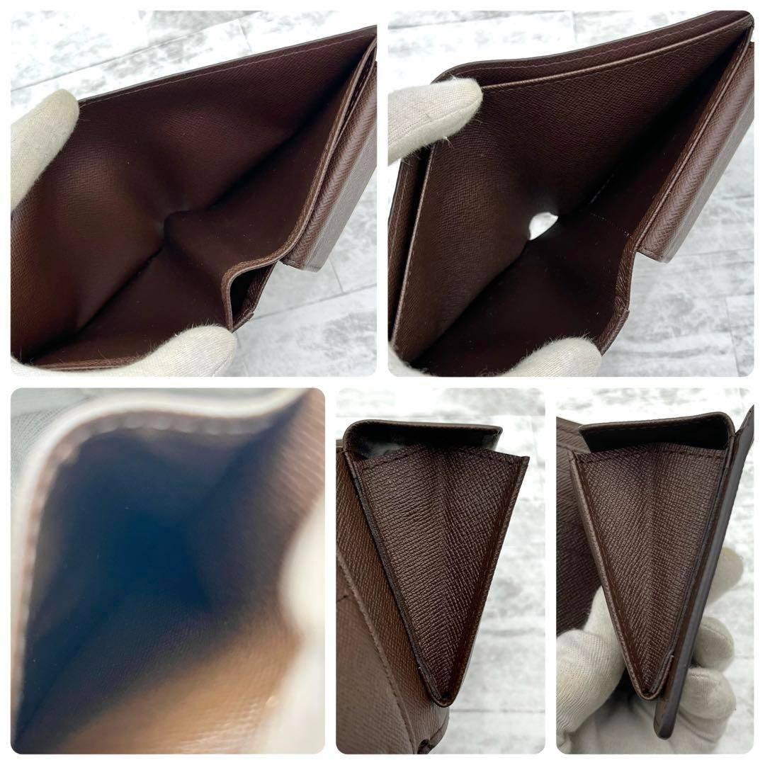 ★極上美品★ルイヴィトン　二つ折り　ダミエ　ポルトフォイユ　マルコ　カード４枚②