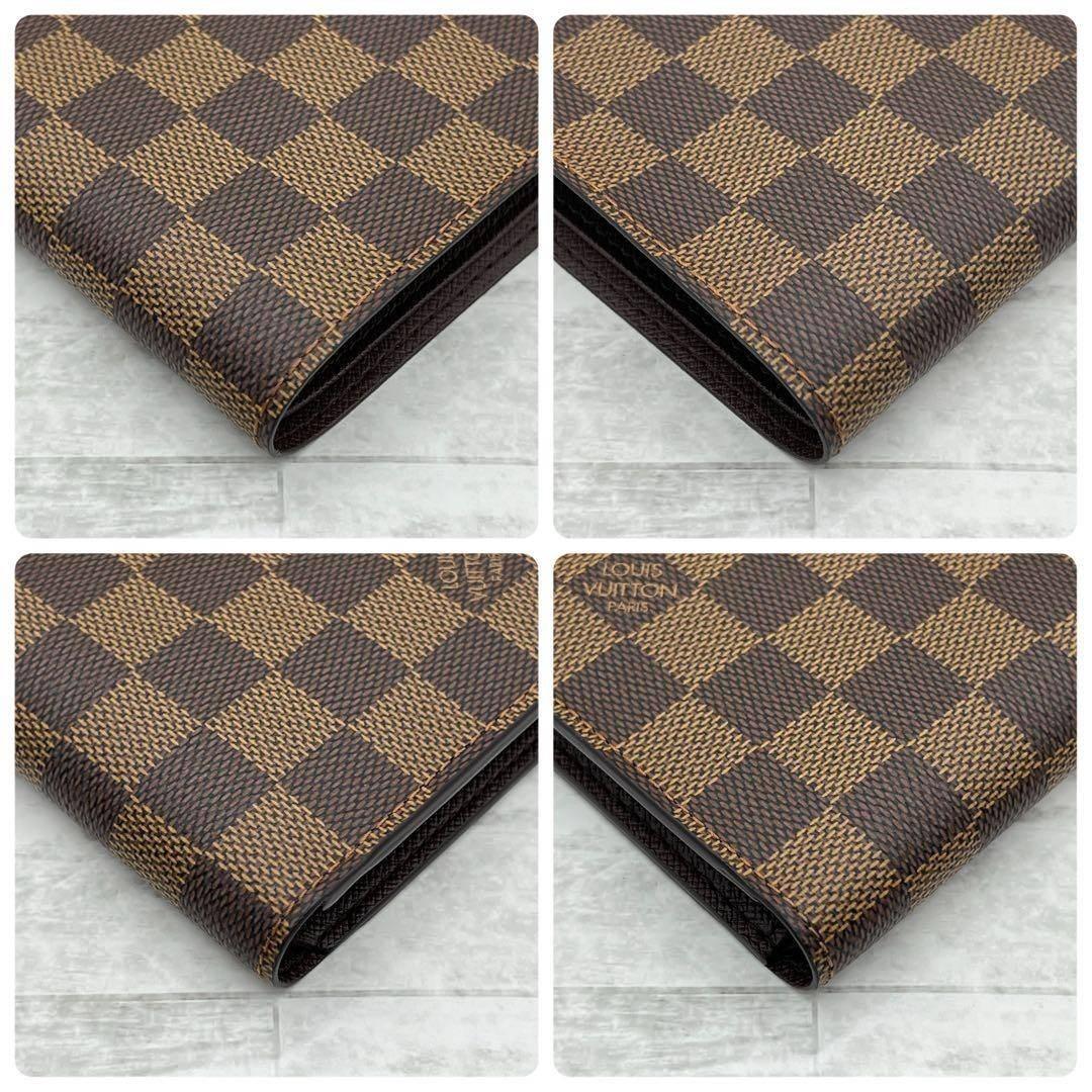 ★極上美品★ルイヴィトン　二つ折り　ダミエ　ポルトフォイユ　マルコ　カード４枚②