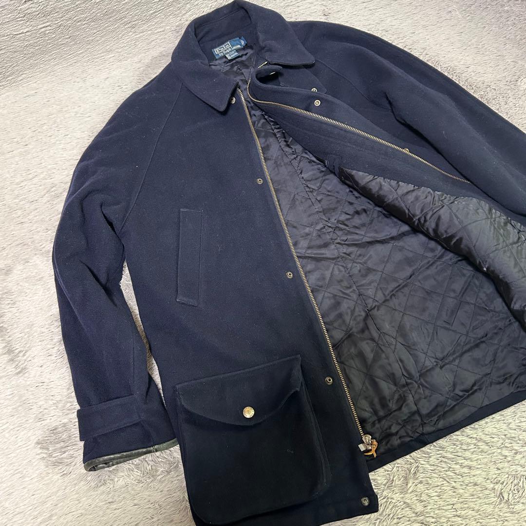 POLO RALPH LAUREN ポロラルフローレン　ウールハーフコート　L