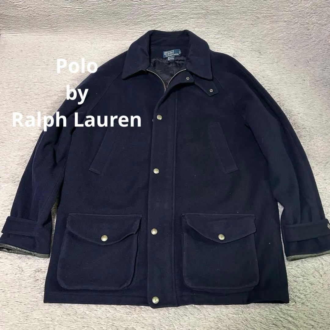 POLO RALPH LAUREN ポロラルフローレン　ウールハーフコート　L