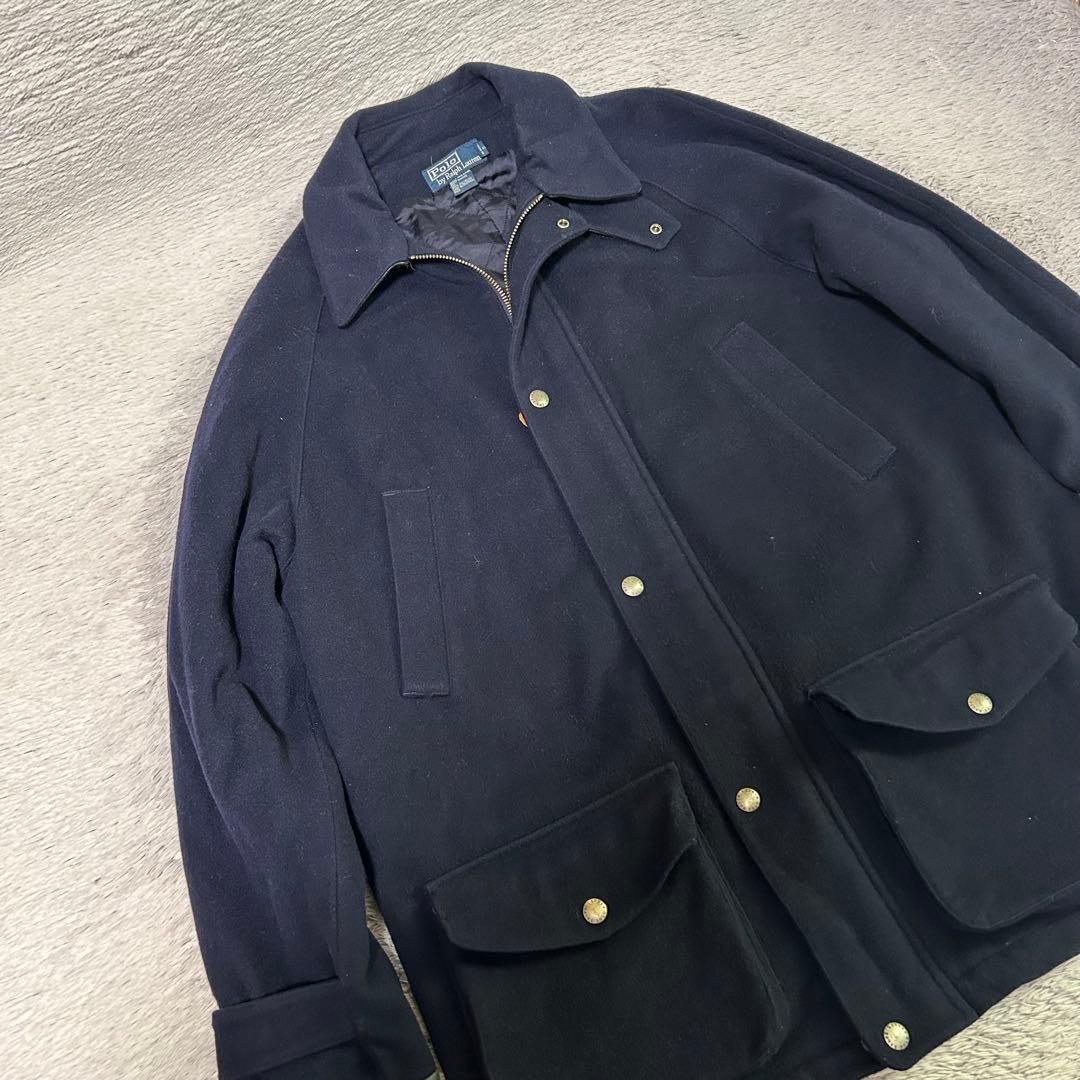 POLO RALPH LAUREN ポロラルフローレン　ウールハーフコート　L