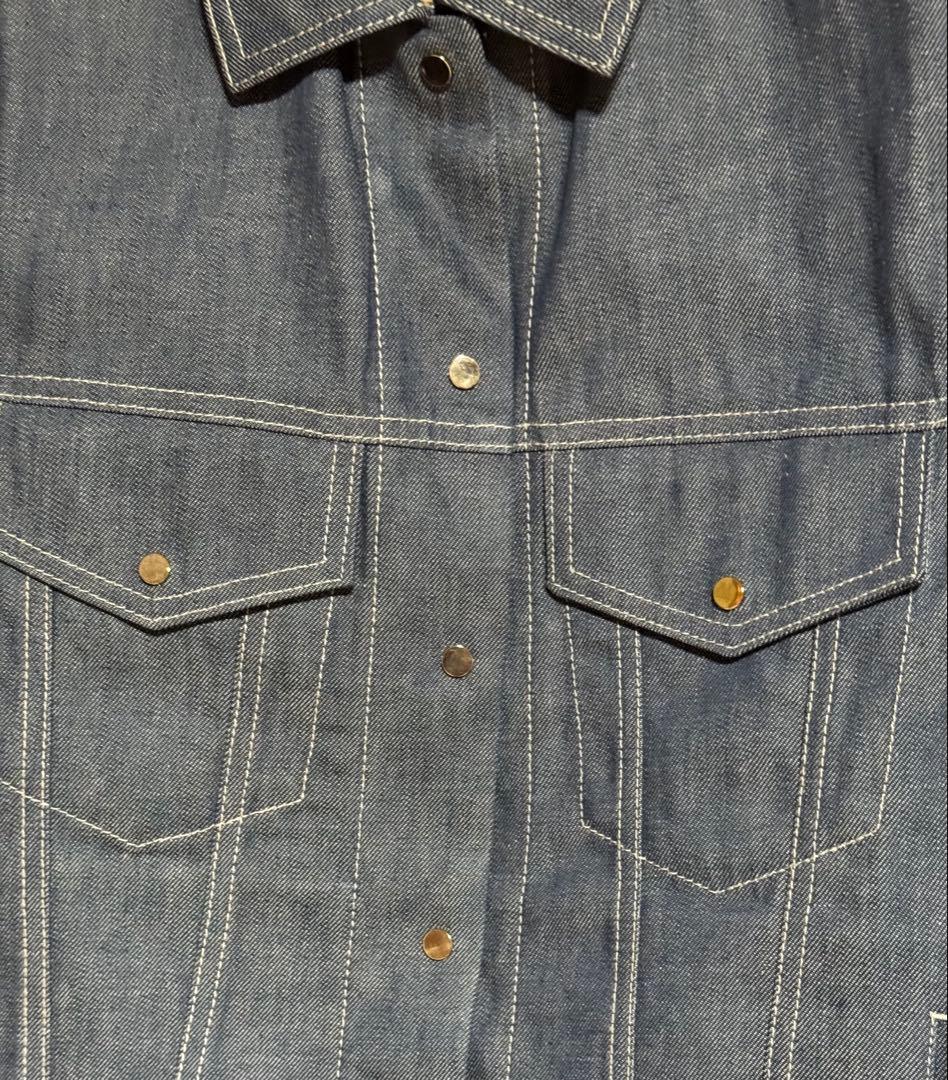 エブール ebure リアクティブデニム コンパクトジャケット Gジャン