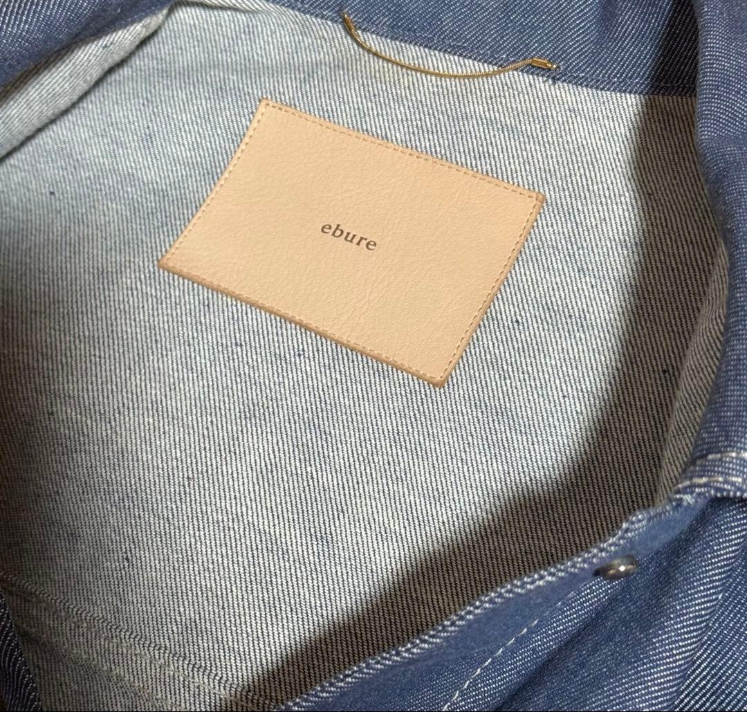 エブール ebure リアクティブデニム コンパクトジャケット Gジャン
