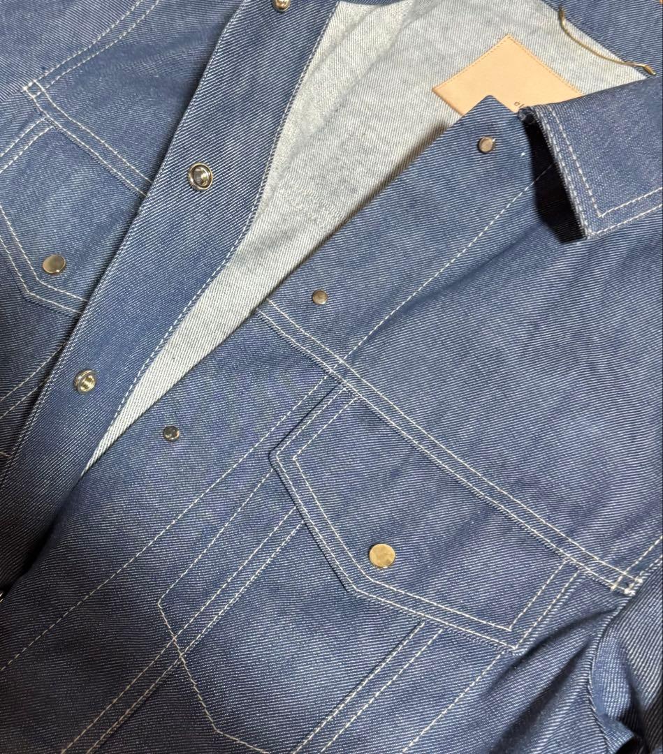 エブール ebure リアクティブデニム コンパクトジャケット Gジャン