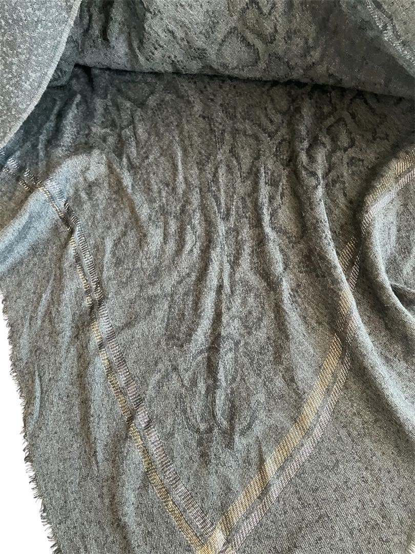 Roberto Cavalli ファー　ポンチョ　ケープ　マント　ストール