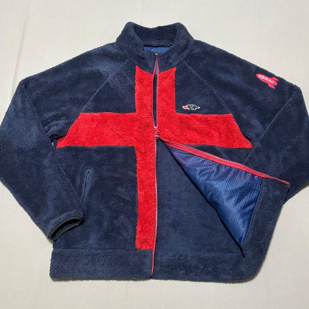 ラフアンドスウェルROUGH&SWELL ダブルジップボアジャケット L