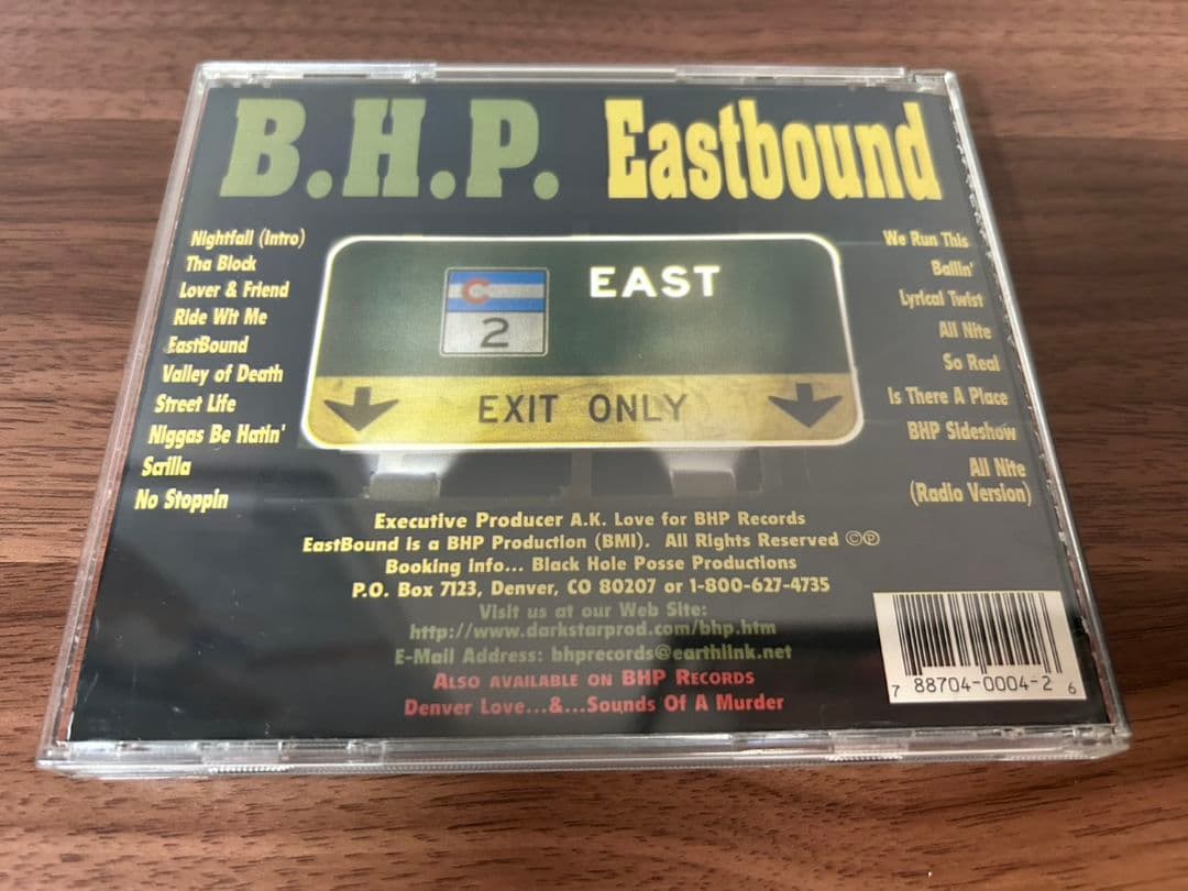 洋楽 B.H.P. Eastbound CD
