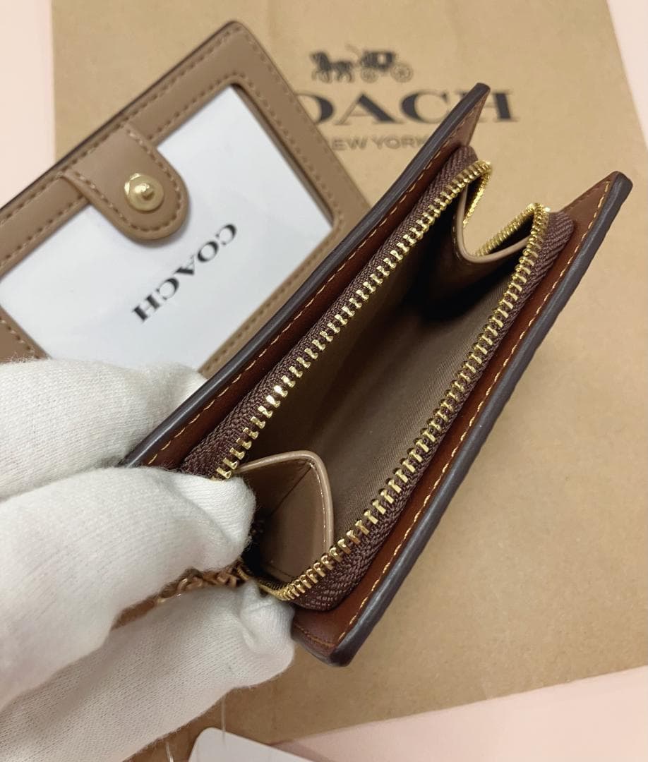 新品 【COACH X PEANUTS】スナップ ウォレット スヌーピー