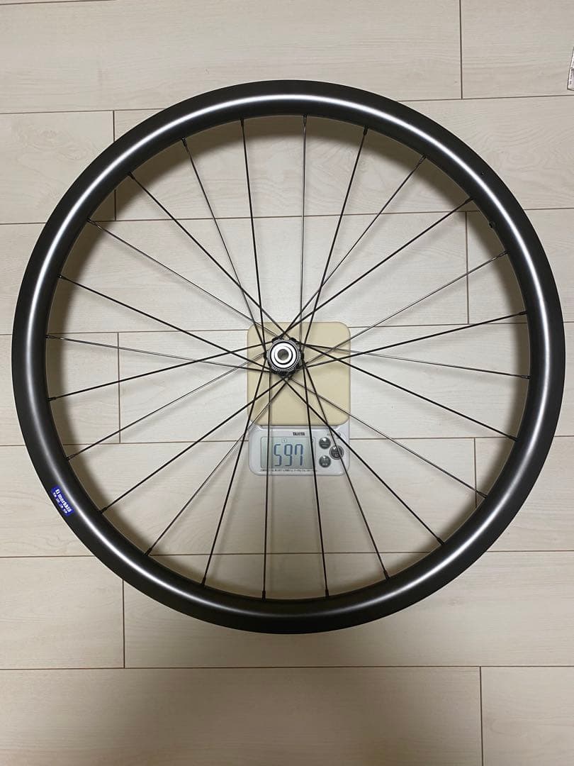 メカニコ製カーボンディスクホイール35mm 前後1302g CX-RAY