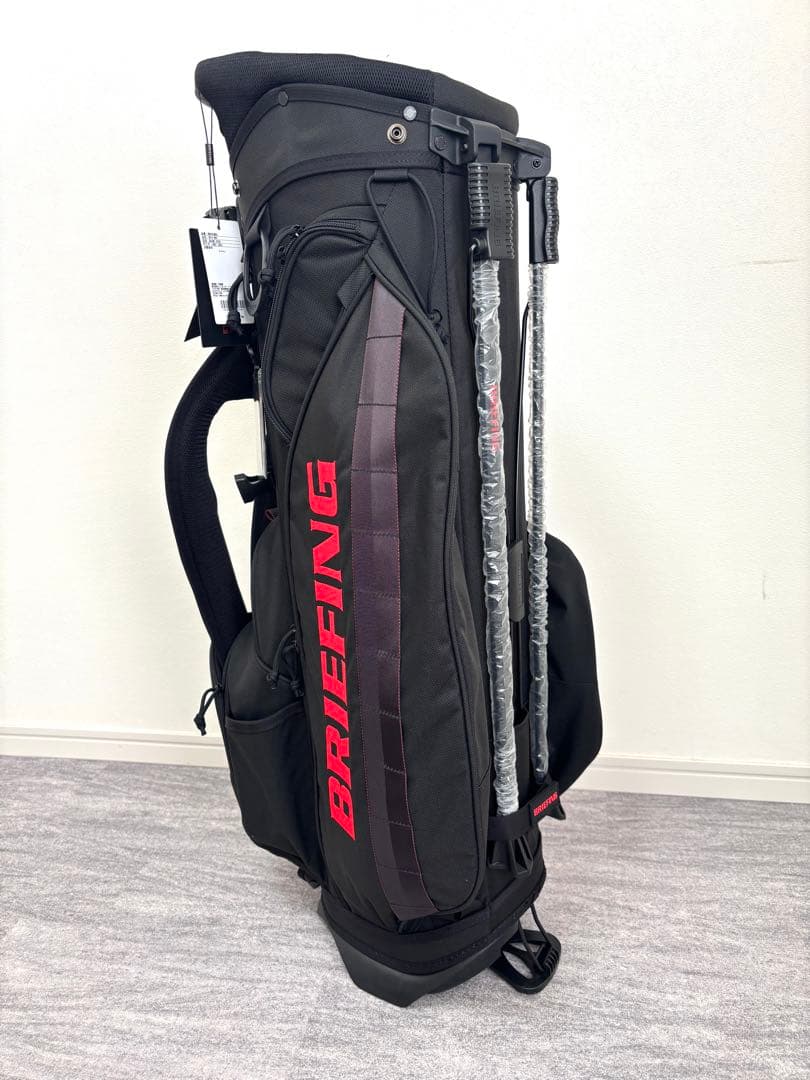 BRIEFING キャディバッグ CR-4 #04ブリーフィング ゴルフ 黒赤