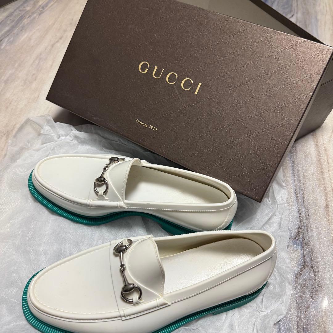 O*s様 GUCCI グッチ ラバーホースビット ローファー レインシューズ