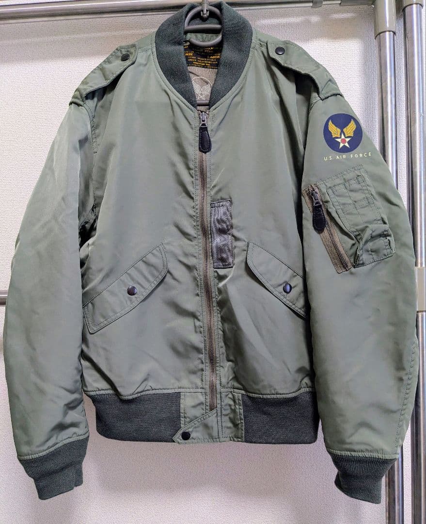 キャブ不調 ヒューストン l-2b Lサイズ フライトジャケット