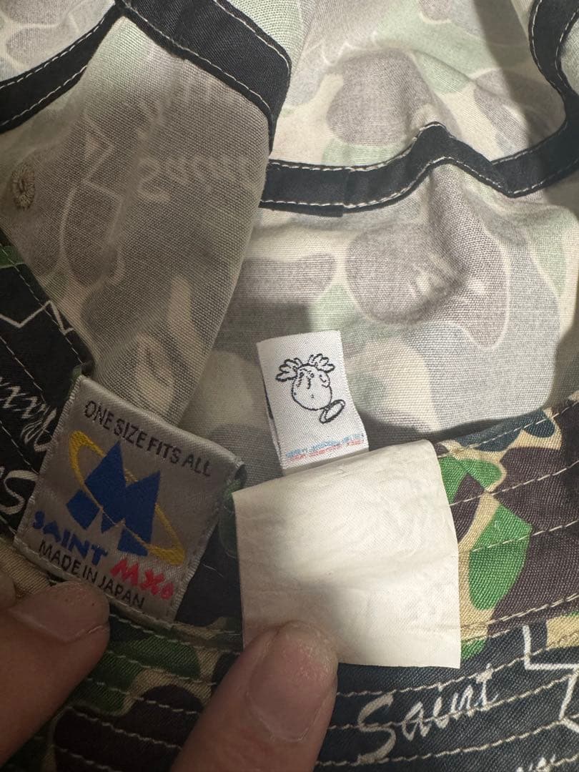 我*人様 SAINT Mxxxxxx APE ABC Camo Bucket H