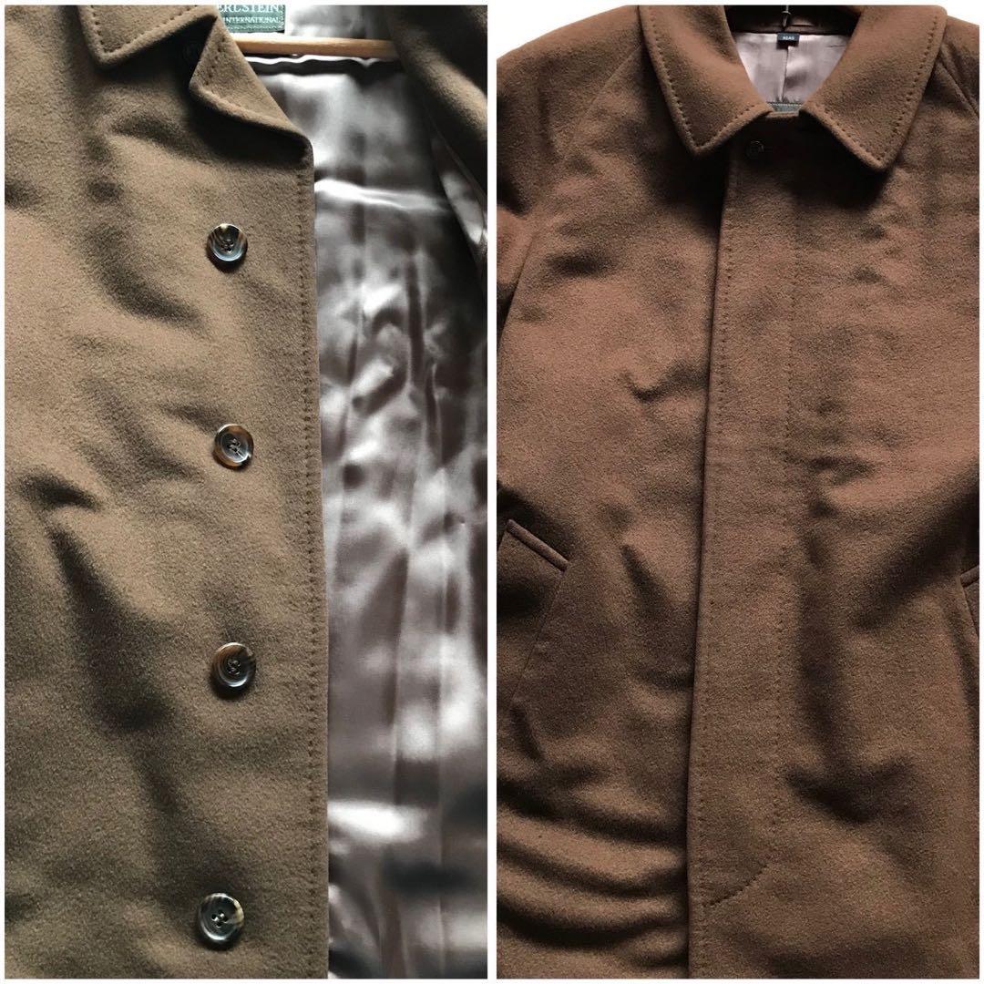 美品/定価20万/L位✨カシミヤ100% ロングコート キャメル 光沢感 日本製