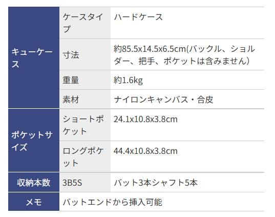 ビリヤード　プレデターキューケース　3×5