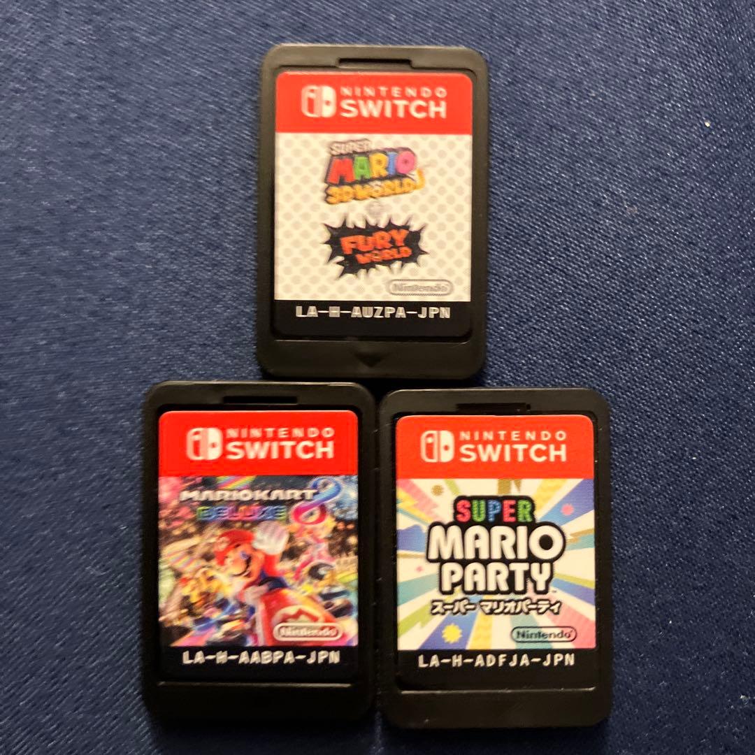 switch マリオカート8dx マリオパーティ　マリオ3dワールド