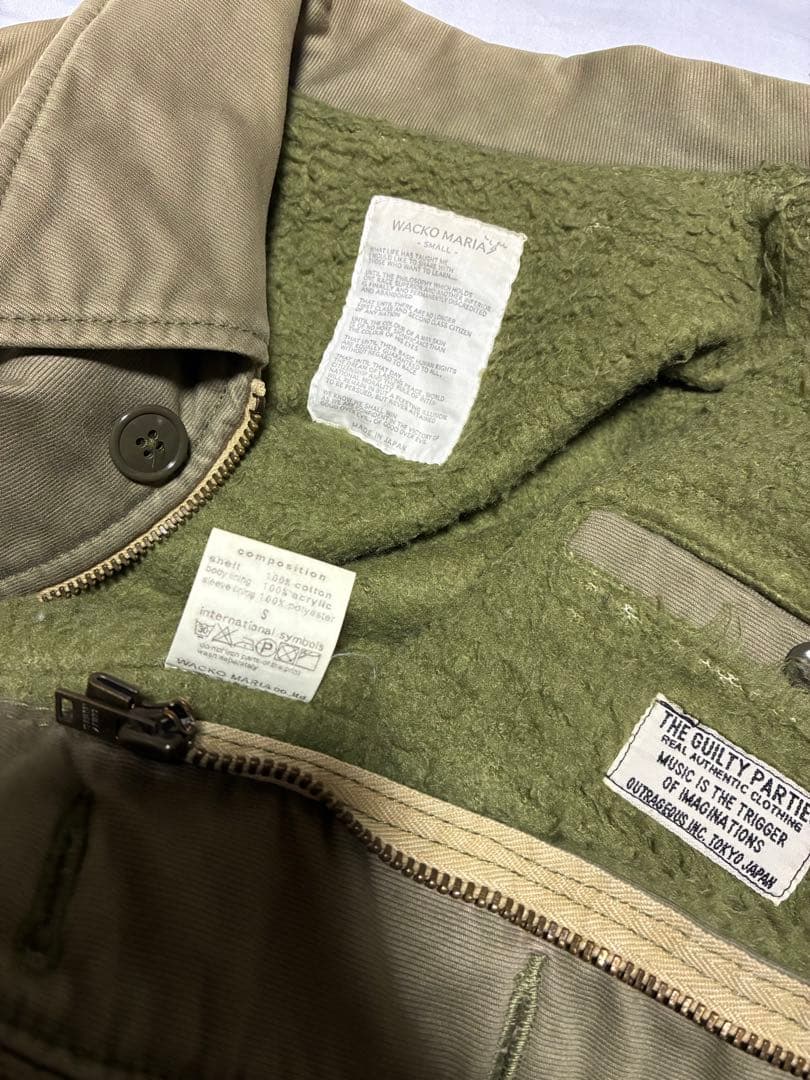 ワコマリアA2初期型ジャングルクロスデッキジャケットSWACKOMARIA60s