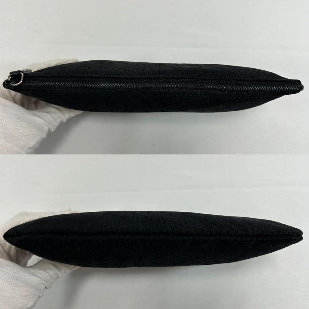 【美品/付属品完備】ブルガリ トートバッグ サークルロゴ ポーチ付 黒 A4可