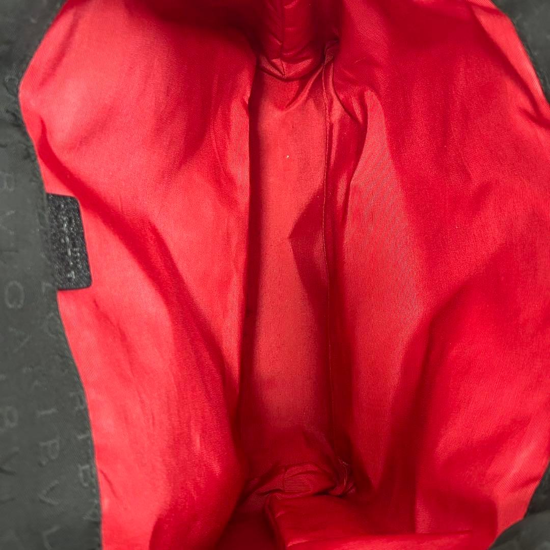 【美品/付属品完備】ブルガリ トートバッグ サークルロゴ ポーチ付 黒 A4可