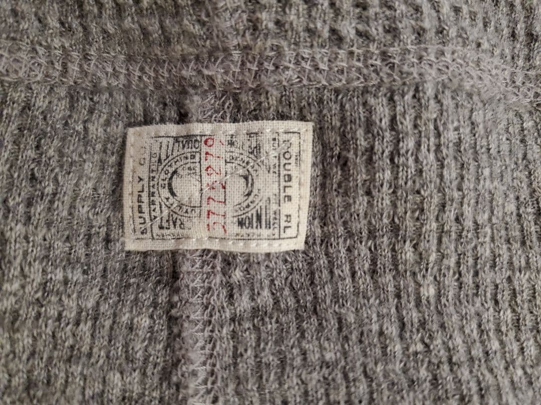 ダブルアールエル RRL RalphLauren グレー 長袖カットソー XS