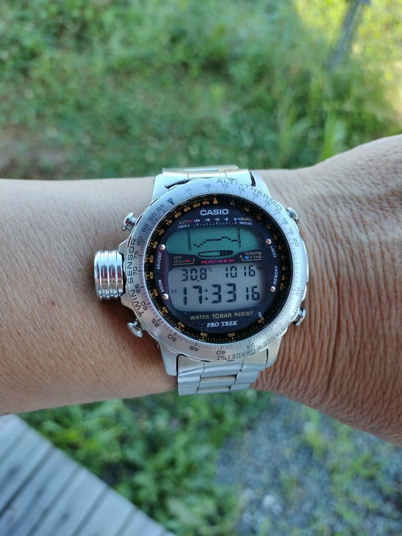 【カシオプロトレック】ALT-7000　ツインセンサー