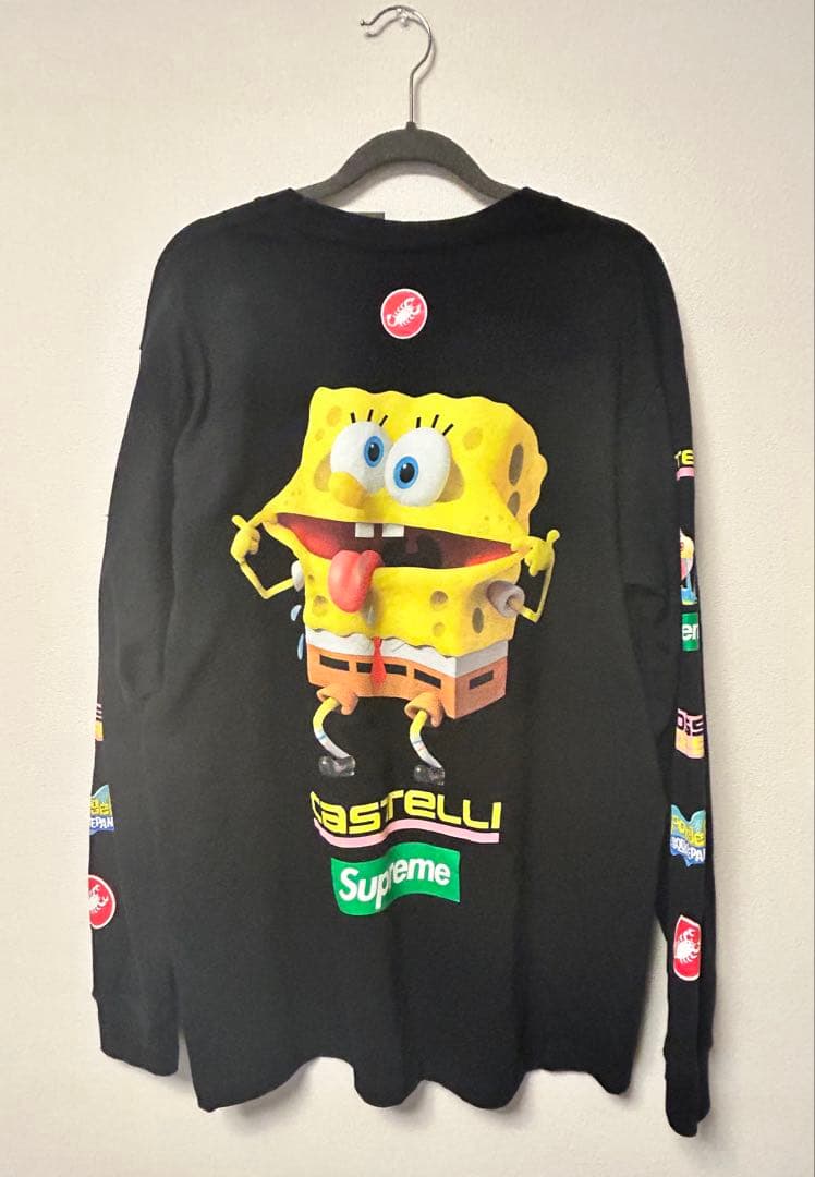 Supreme スポンジボブ 長袖カットソー L