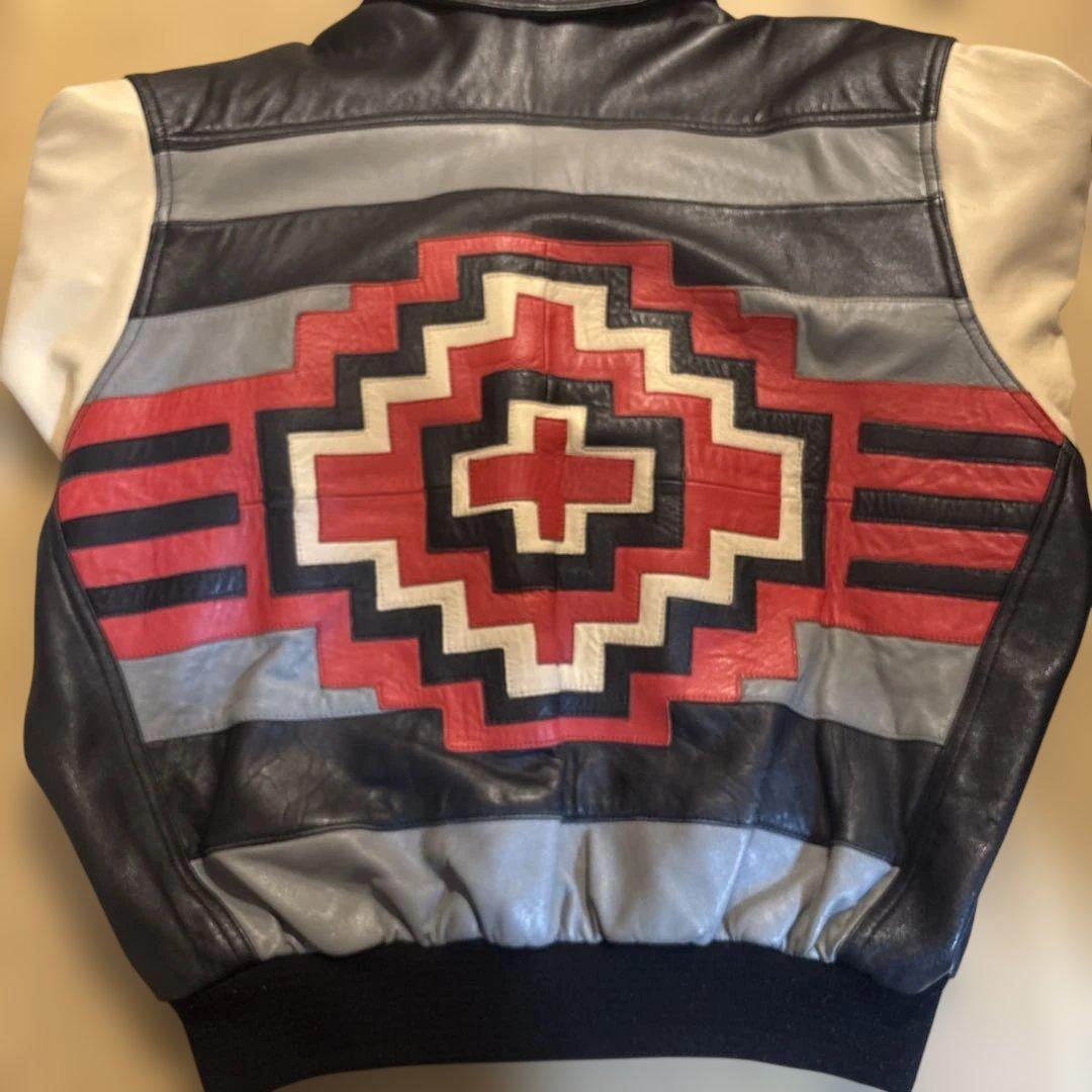 NORTH BEACH スタジャン レザー　ジャケット　本革　激レア　42