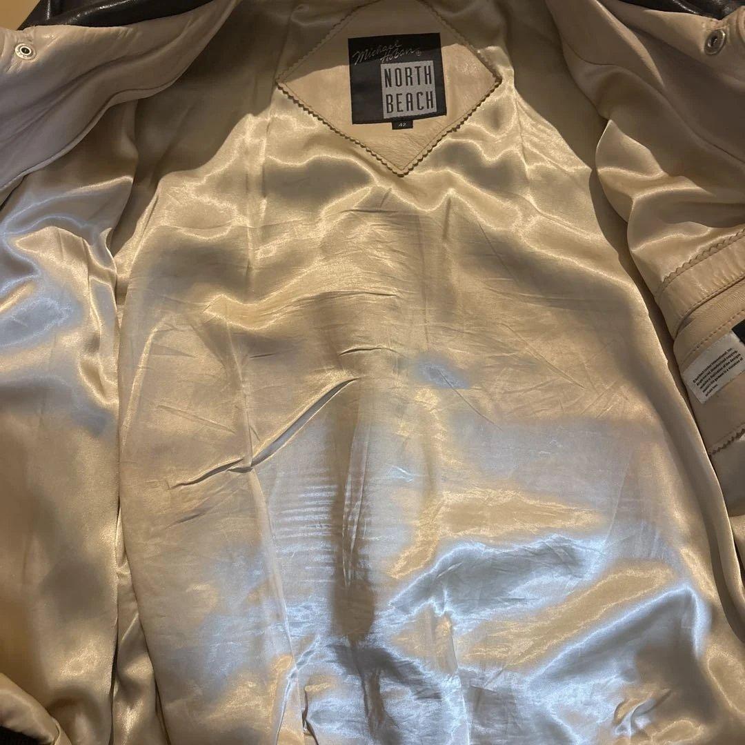 NORTH BEACH スタジャン レザー　ジャケット　本革　激レア　42