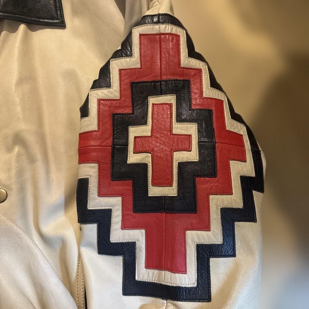 NORTH BEACH スタジャン レザー　ジャケット　本革　激レア　42