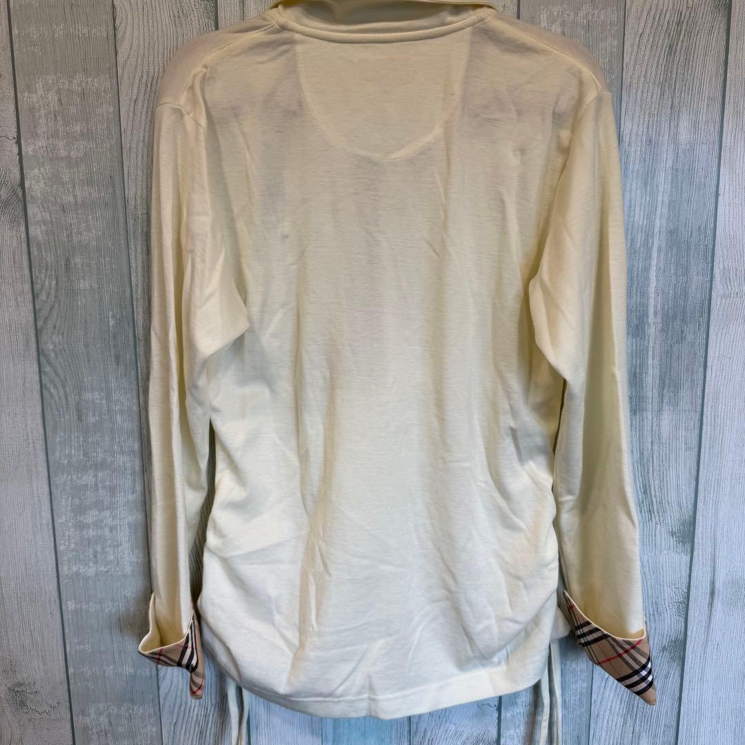 【未使用品】BURBERRY GOLF 長袖ポロシャツ L ノバチェック