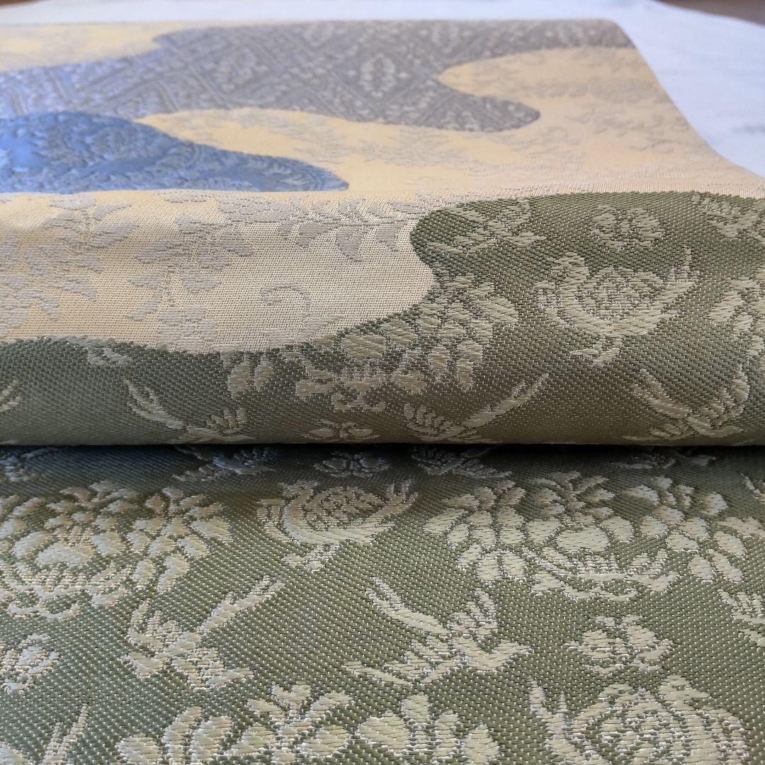 【袋帯】上品ゴールドベージュ＊道長取り/パステル/お茶席/Obi/Vintage