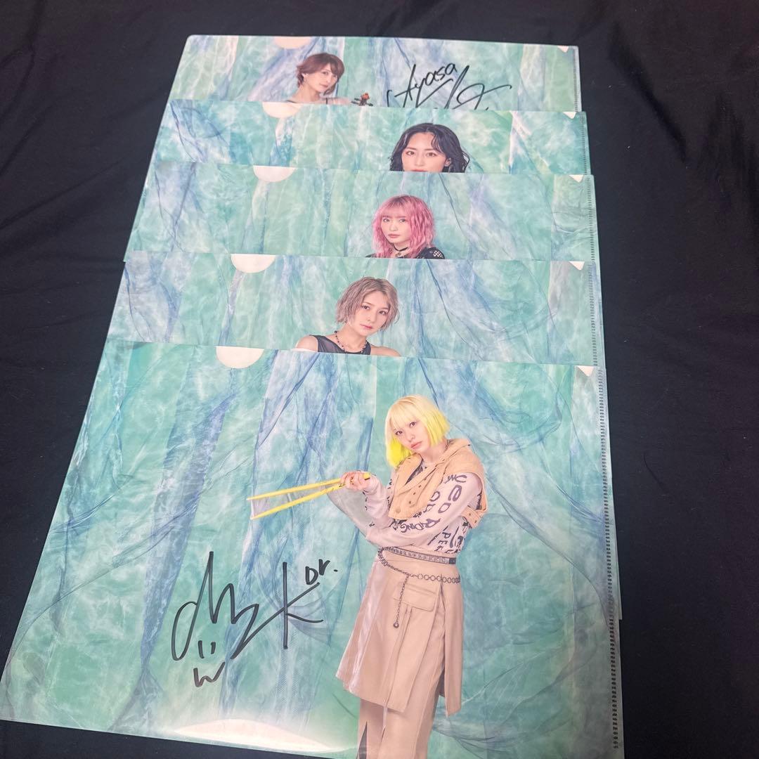 EAST of EDEN 直筆サイン入り クリアファイル 5枚セット　EOE