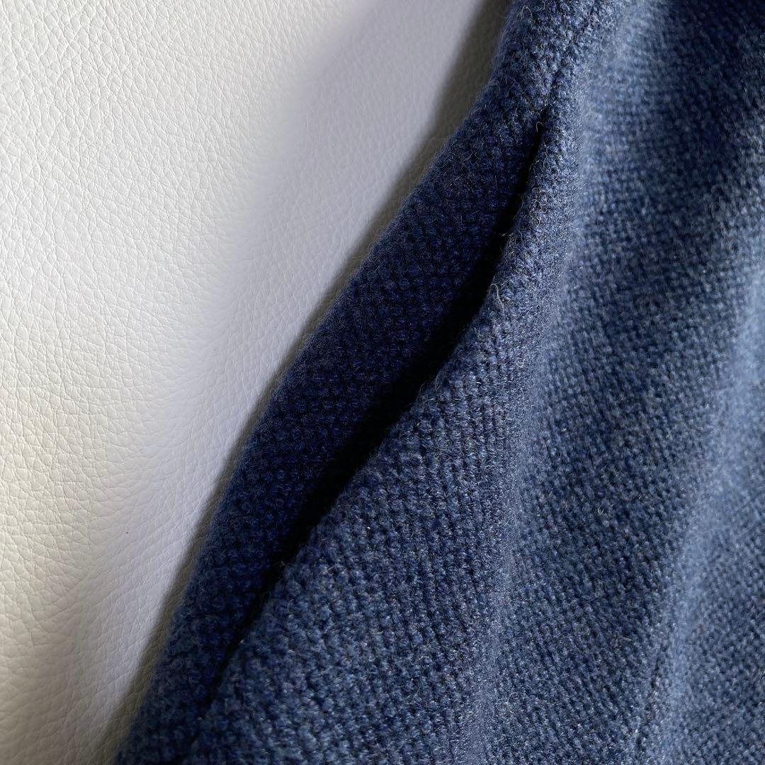極上 レリアン ロロピアーナ テーラードジャケット カシミヤ100 ネイビー 9