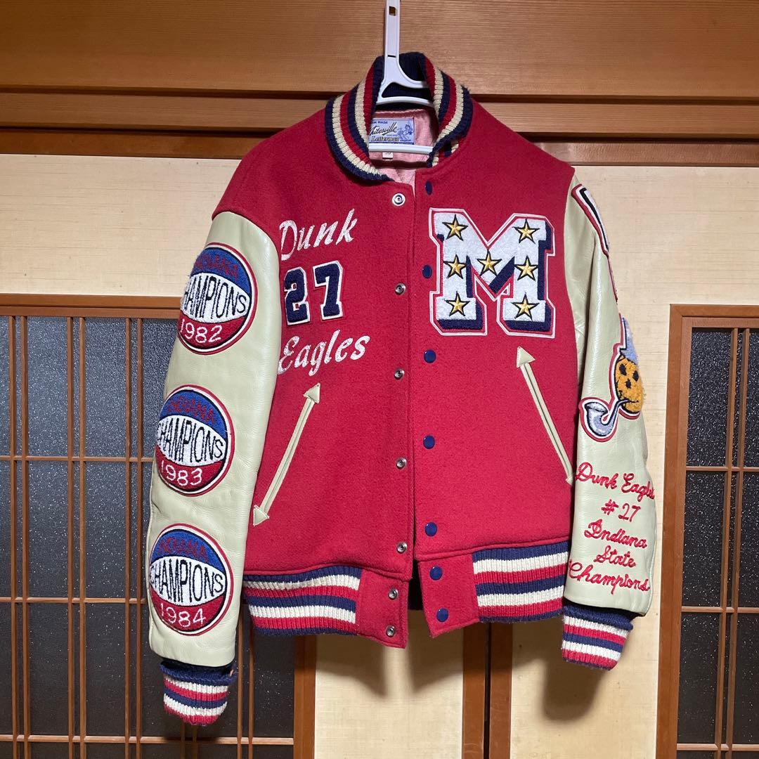 Whitesville Letterman スタジャン 38