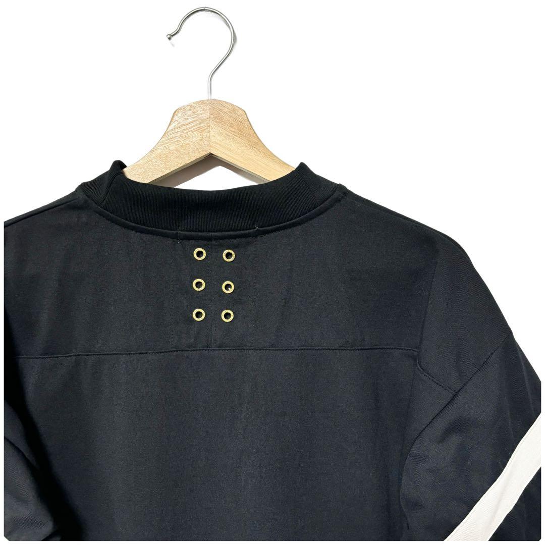 ラッセルノ ゴルフ グラフィック プリント S/S モックネック ブラック M