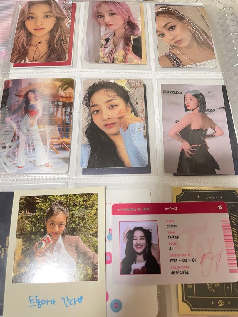 TWICE ジヒョ トレカ